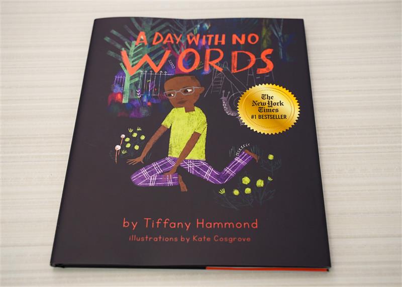A Day of No Words by Tiffany Hammond, a children's book shared with AIU Non-Public Schools Counselors during an SEL training on April 2, 2024